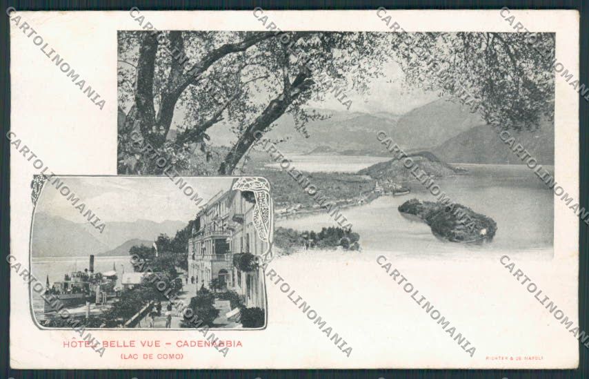 Como Cadenabbia battello PIEGHINE cartolina BB4278 – fronte