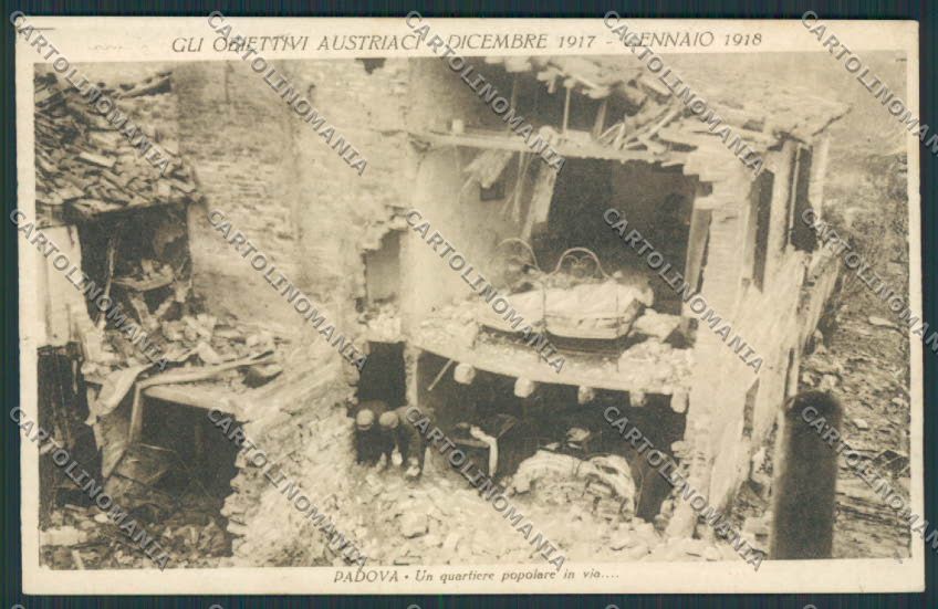 Padova Città WW1 Guerra cartolina BB4286 – fronte