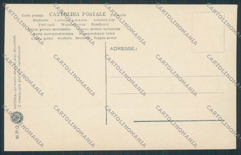 Napoli Capri Anacapri foto NPG cartolina BB4308 – retro