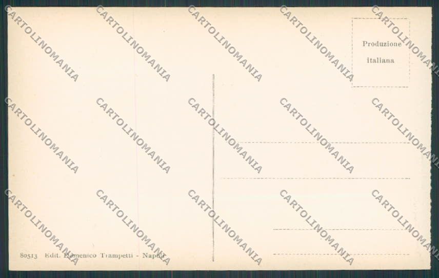 Napoli Sorrento Hotel Vittoria cartolina BB4313 – retro