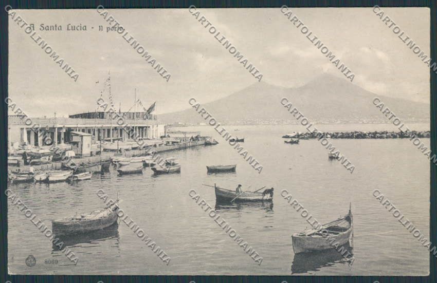 Napoli Santa Lucia Porto cartolina BB4317 – fronte