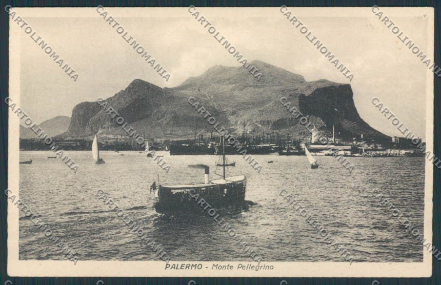 Palermo Città Monte Pellegrino cartolina BB4340 – fronte