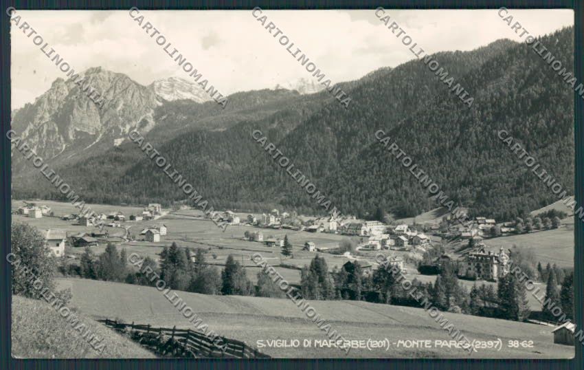Belluno San Vigilio di Marebbe Panorama  foto cartolina BB4354 – fronte