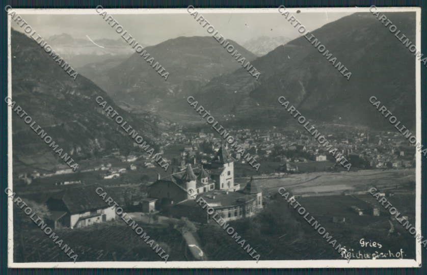 Bolzano Gries Panorama Ambrosi foto cartolina BB4365 – fronte