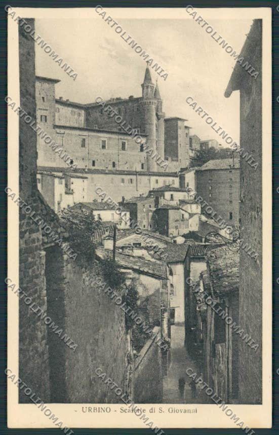 Pesaro Urbino Scalette San Giovanni cartolina BB4373 – fronte