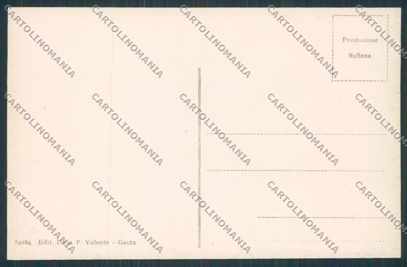 Latina Gaeta Spiaggia Serapo Collina della Catena cartolina BB4379 – retro