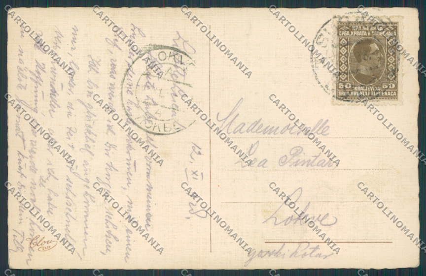 Artist Colombo Lady serie 2137 postcard BB4954 – retro