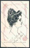 Artist Gibson lady postcard BB5239 – fronte