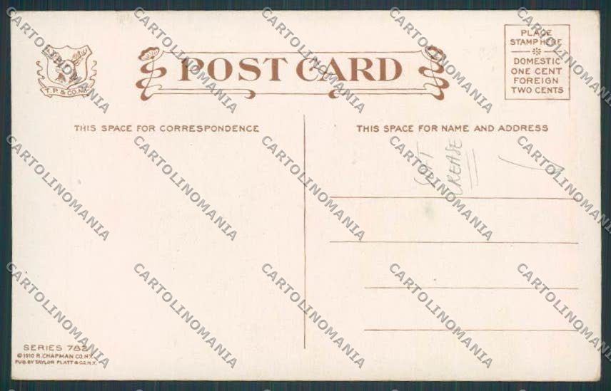 Artist Underwood lady CREASED serie 782 postcard BB5247 – retro