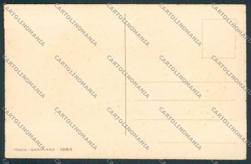 Artist Pontoi glamour lady Paris Gravures serie 1965 postcard BB5287 – retro