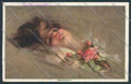 Artist Boileau glamour lady Sweetheart postcard BB5531 – fronte