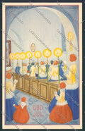 Artist Moller Ingeborg Art Deco Christmas postcard cartolina BB6997 – fronte