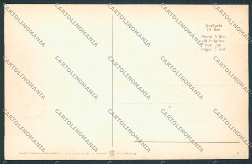 Artist Cavin Fryxell Christmas postcard cartolina BB7045 – retro