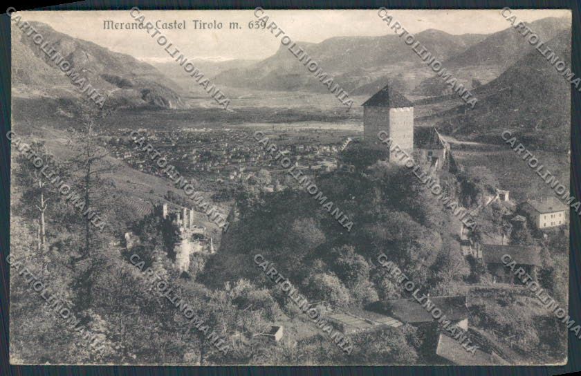 Bolzano Merano Castel Tirolo cartolina BB7154 – fronte