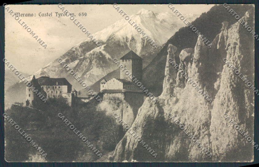 Bolzano Merano Castel Tirolo cartolina BB7155 – fronte