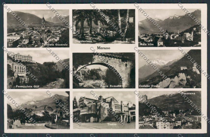 Bolzano Merano Vedutine foto cartolina BB7166 – fronte