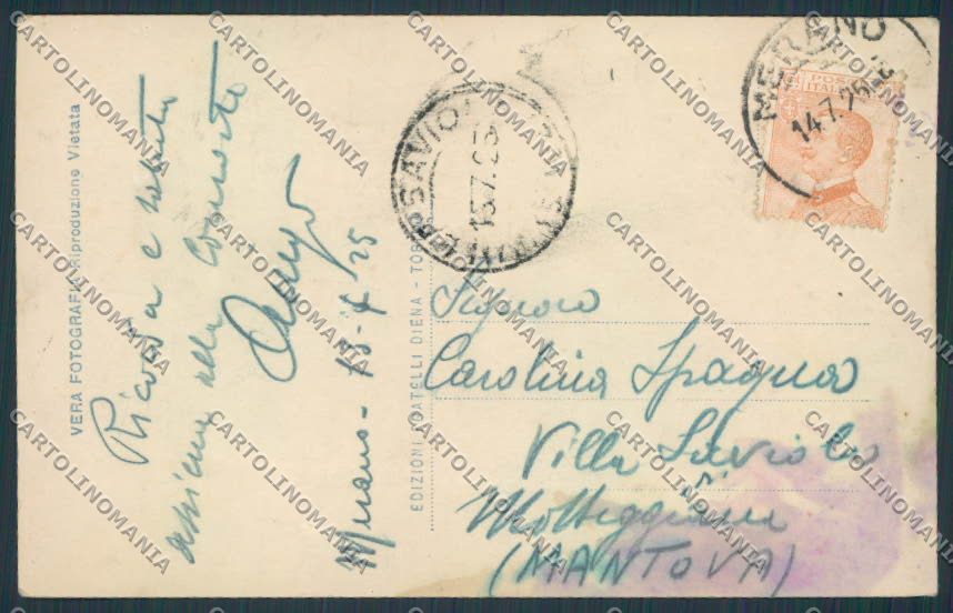 Bolzano Merano Castello Tirolo ABRASA foto cartolina BB7171 – retro