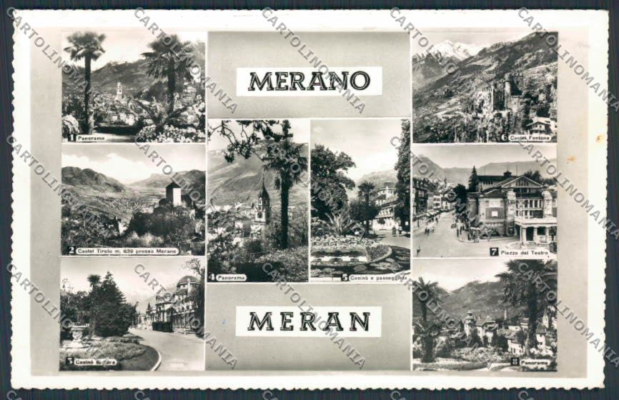 Bolzano Merano Vedutine  foto cartolina BB7175 – fronte