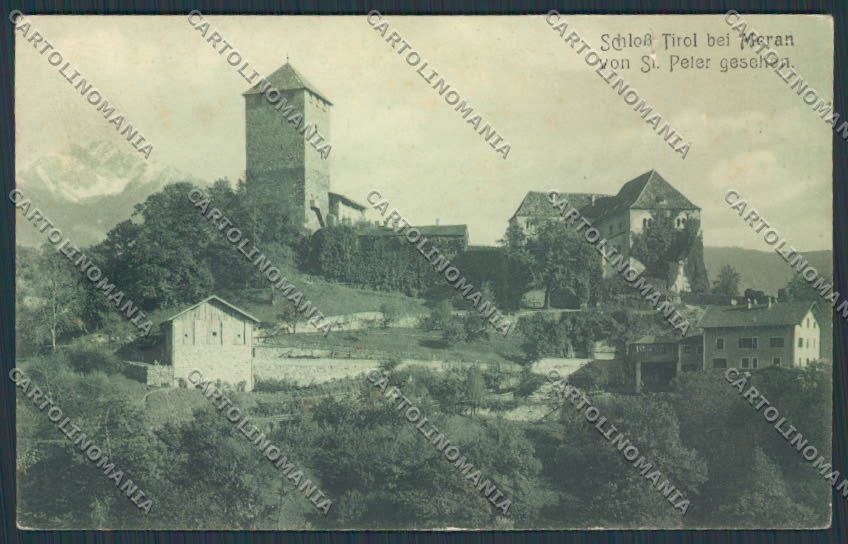 Bolzano Merano Castel Tirolo ABRASA cartolina BB7177 – fronte