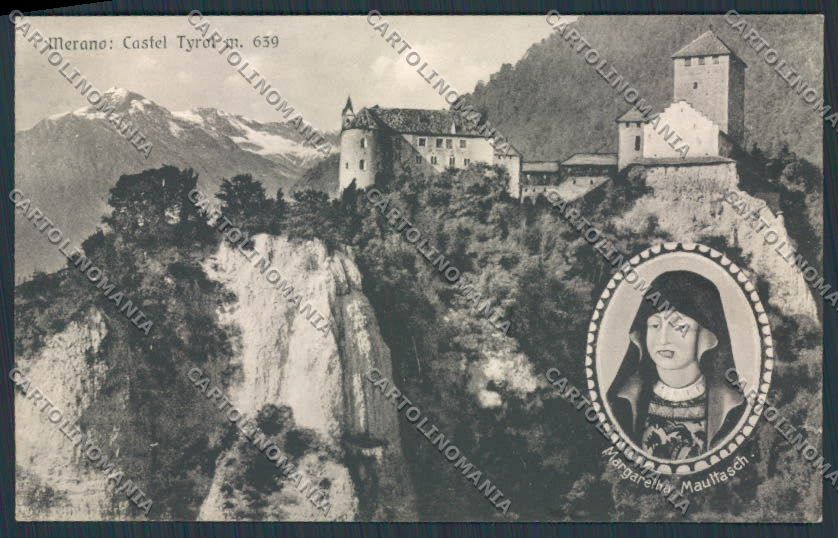 Bolzano Merano Castel Tirolo Margaretha Maultasch cartolina BB7180 – fronte