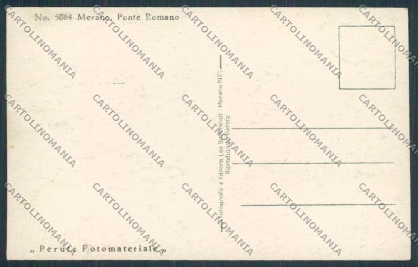 Bolzano Merano Ponte Romano Baehrendt foto cartolina BB7181 – retro