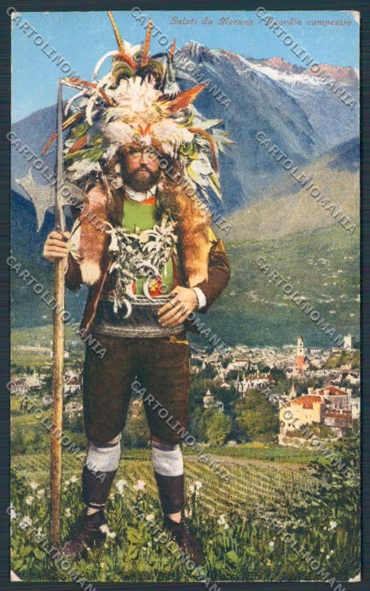 Bolzano Merano Guardia Campestre cartolina BB7185 – fronte
