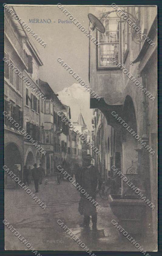 Bolzano Merano Portici cartolina BB7187 – fronte