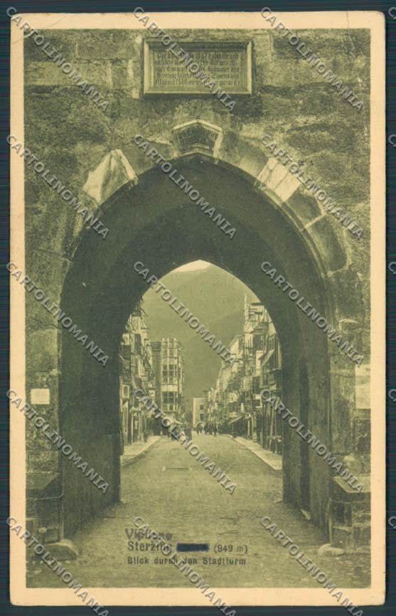 Bolzano Vipiteno Sterzing PIEGHE cartolina BB7216 – fronte