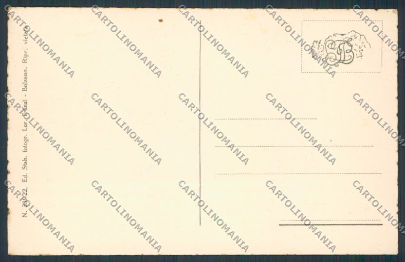 Bolzano Vipiteno Sterzing Chiesa Parrocchiale cartolina BB7217 – retro
