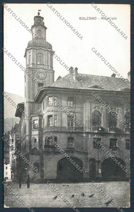Bolzano Città Municipio cartolina BB7245 – fronte