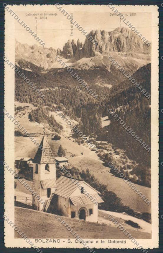 Bolzano San Cipriano cartolina BB7255 – fronte