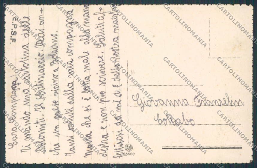 Bolzano San Cipriano cartolina BB7255 – retro