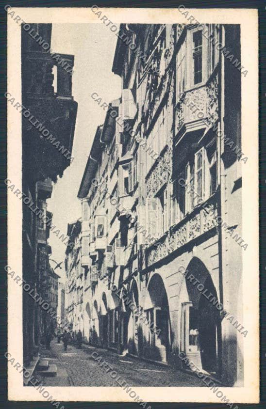 Bolzano Città Via Portici cartolina BB7256 – fronte