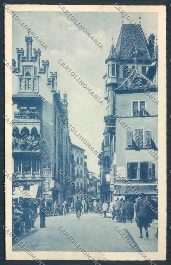 Bolzano Città Via Museo cartolina BB7257 – fronte