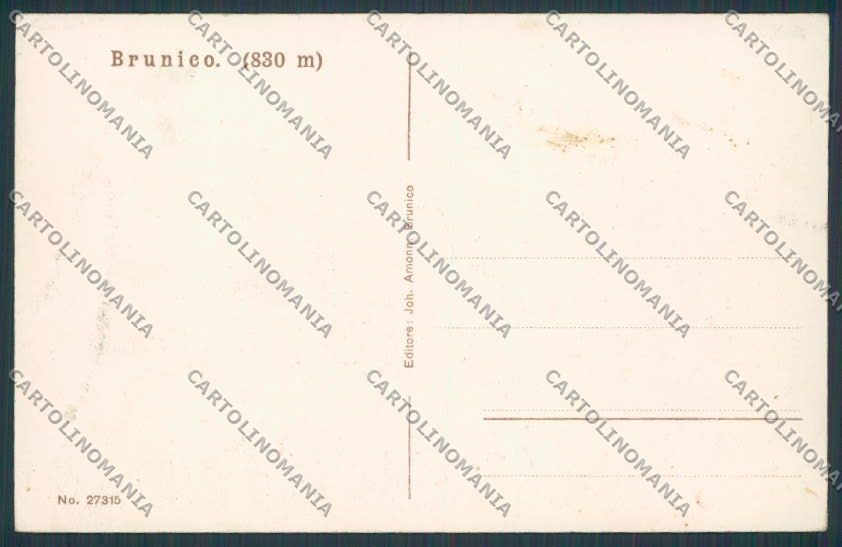 Bolzano Brunico Bruneck cartolina BB7324 – retro