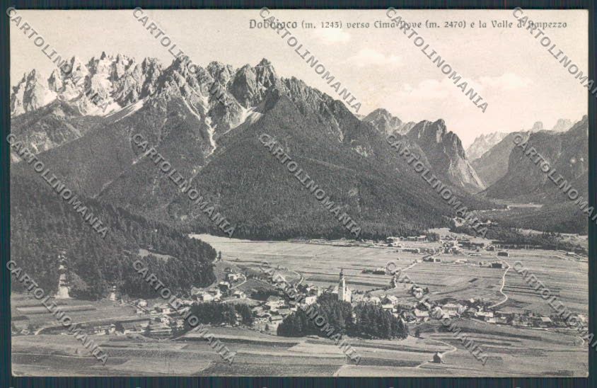Bolzano Dobbiaco Toblach Panorama cartolina BB7332 – fronte