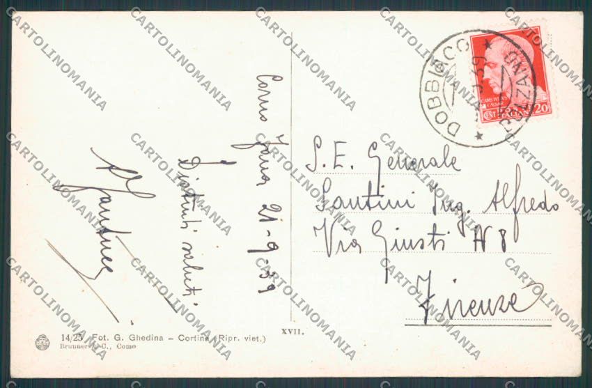 Bolzano Dobbiaco Toblach Panorama cartolina BB7332 – retro