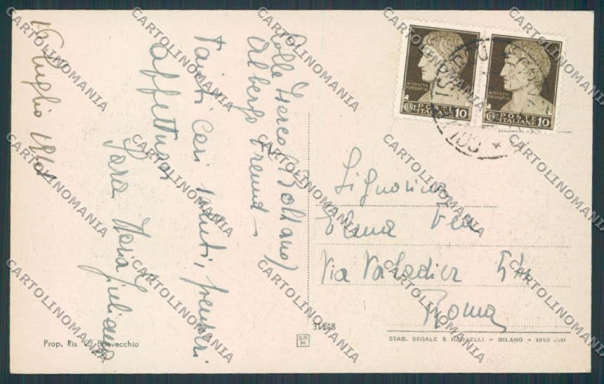 Bolzano Colle Isarco Brennero Panorama cartolina BB7349 – retro
