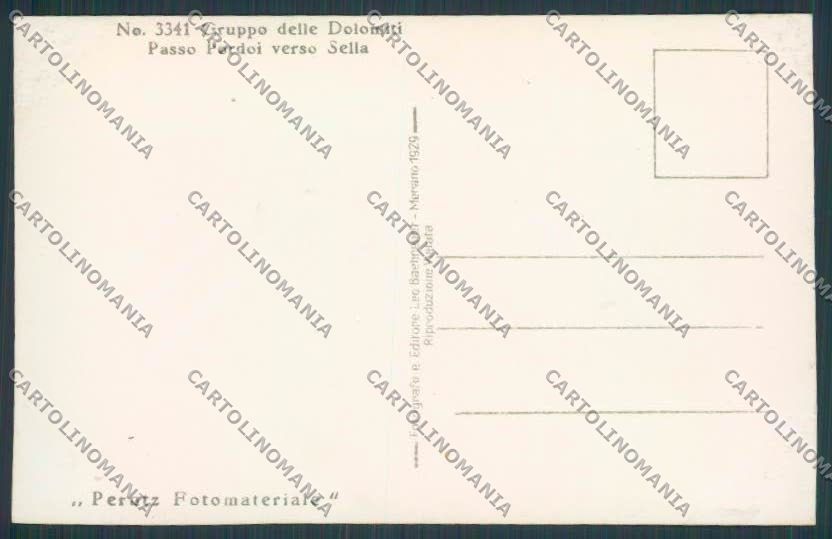 Belluno Passo Pordoi foto cartolina BB7353 – retro