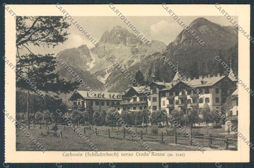 Bolzano Dobbiaco Toblach Carbonin Croda Rossa cartolina BB7356 – fronte