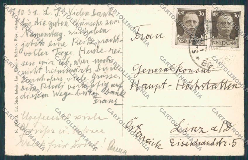 Bolzano Oltradige Castel Wendelstein cartolina BB7361 – retro