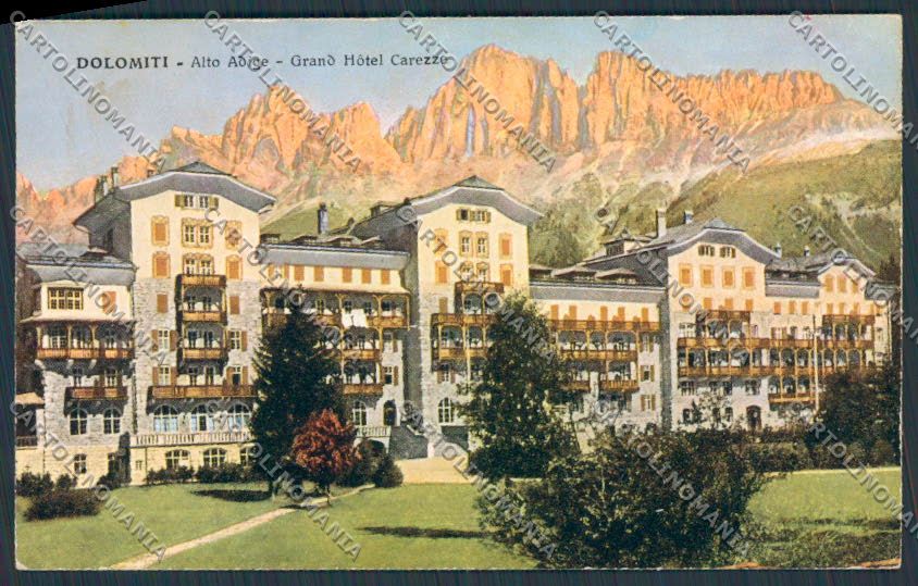 Bolzano Carezza Grand Hotel cartolina BB7385 – fronte