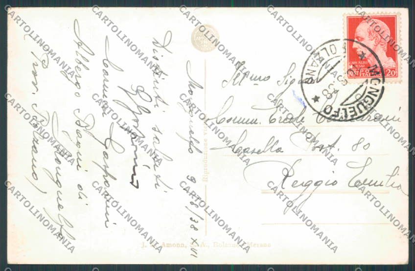 Bolzano Monguelfo Panorama foto cartolina BB7398 – retro