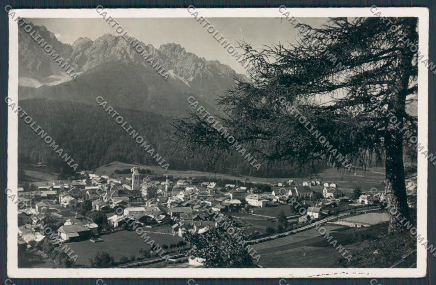 Bolzano San Candido Panorama PIEGHINE foto cartolina BB7401 – fronte