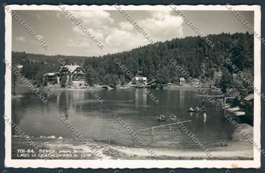 Bolzano Renon Lago di Costalovara foto cartolina BB7402 – fronte