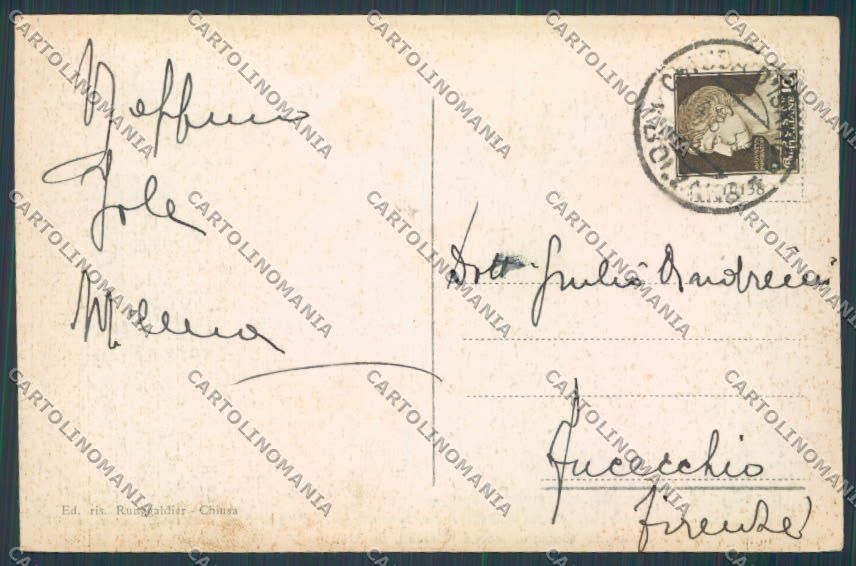 Bolzano Chiusa Convento Sabiona cartolina BB7404 – retro