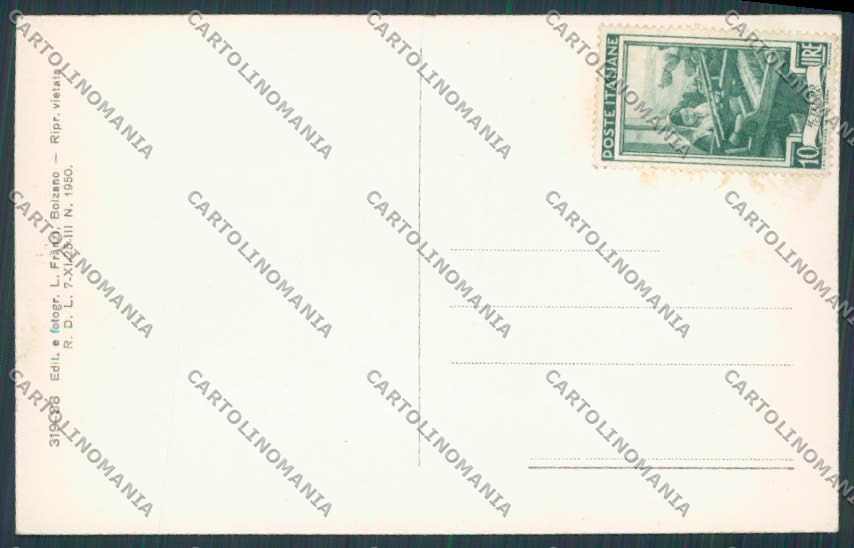 Bolzano San Pietro Panorama cartolina BB7406 – retro