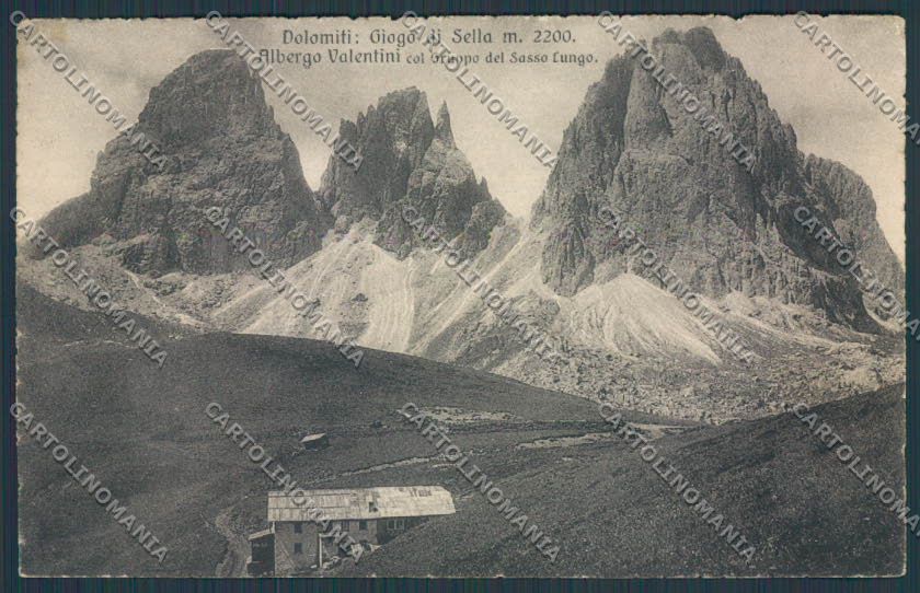 Bolzano Rifugio Valentini Sella cartolina BB7428 – fronte