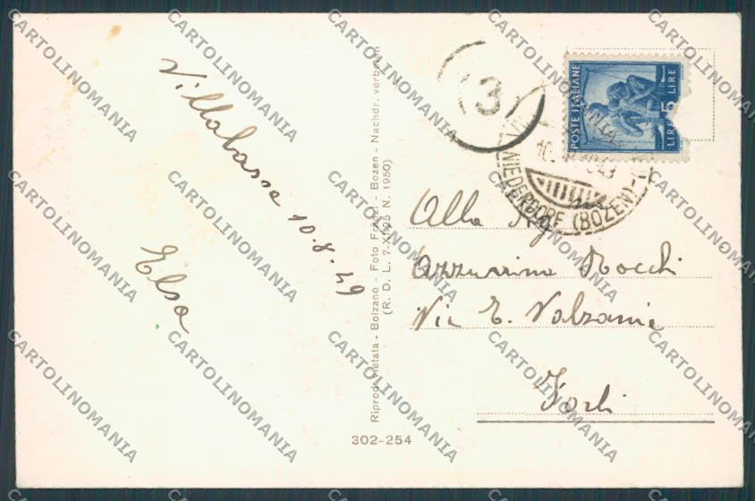 Bolzano Villabassa Vedutine cartolina BB7442 – retro