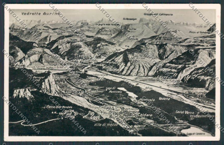 Trento Passo Mendola foto cartolina BB7444 – fronte